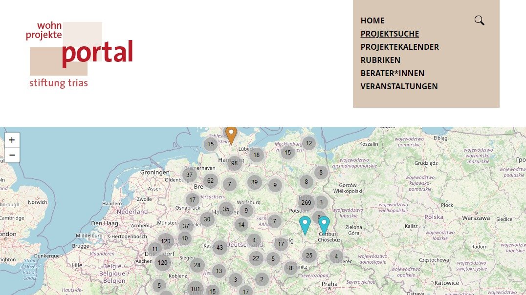 Screenshot von wohnprojekte-portal.de
